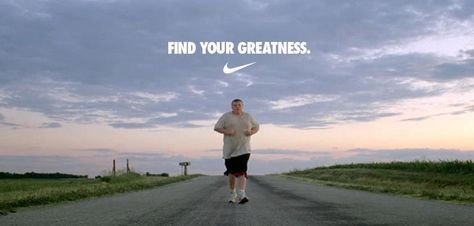 Find your greatness. Effective Ads, Nike Ad, Great Ads, Best Ads, Sports Quotes, Magazine Ads, Creative Advertising, Running Workouts, Ad Campaign