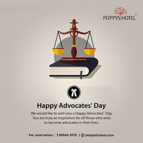 Success is all about doing your job consistently with dedication each and every day and one day success will be yours. Happy  Advocates' Day from POPPYS HOTELS. . . . For enquiries: 9894091113 Https://poppyshotels.com . . . #advocatesday #advocates #advocates #law #advocate #supremecourt #lawyer #legal #legalnews #indianlaw #highcourt #legalupdates #indianlawyer #lawupdates #lawyerslife #lawyerlife #supremecourtofindia #indianadvocates Advocate Day 3 December, Advocates Day Wishes, Advocate Day Wishes, Happy Advocate Day Wishes, Advocates Day, Advocate Day, Lawyers Day, Guru Purnima, Good Morning Flowers Gif