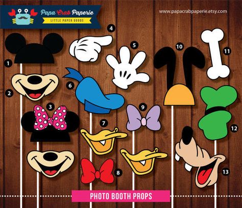 Shop Photo Booth Props on Wanelo Disney Photo Booth, Mickey Mouse Photo Booth, Mickey Mouse Photo, Γενέθλια Mickey Mouse, School Function, Fiesta Mickey Mouse, Birthday Party Props, Photo Booth Sign, Mickey Mouse Clubhouse Birthday