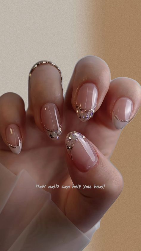 Quinceanera Nails, Acrylic Nails Nude, Minimal Nails Art, Rubber Gel, Bridal Nail Art, Subtle Nails, Fancy Nails Designs, Pretty Gel Nails, Bridal Nails