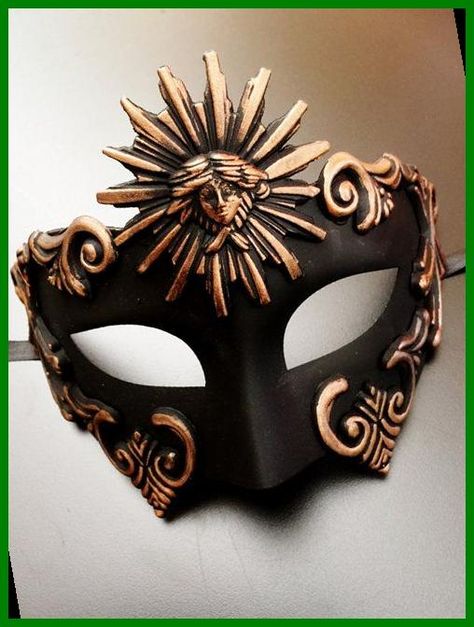 Space Masquerade Mask, Masculine Masquerade Mask, Masquered Mask, Men’s Masquerade Mask, Fantasy Masquerade Mask, Masquerade Ball Outfit Ideas, Masquerade Mask Ideas, Masquerade Mask Aesthetic, Black And Gold Mask