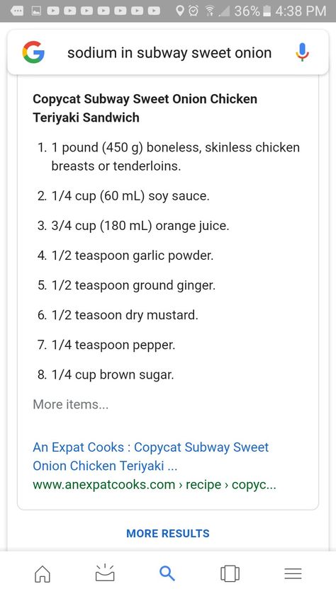 Subway chicken teriyaki sauce Subway Teriyaki Chicken Recipe, Subway Teriyaki Sauce, Subway Copycat Recipes, Subway Teriyaki Chicken, Sweet Onion Sauce Subway Recipe, Sweet Onion Teriyaki Sauce Subway, Subway Sweet Onion Chicken Teriyaki, Chicken Teriyaki Subway, Sweet Onion Sauce Subway