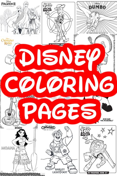 Disney Colouring In Free Printable, Coloring Books For Kids Disney, Free Disney Colouring Pages, Disney Movie Coloring Pages, Disney Prince Coloring Pages, Disney Character Picture, Disney Coloring Pages Free, Disney Printables Free Activities, Disney Activity Sheets Free Printables