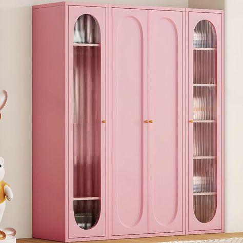 Modern Almirah with Soft Close Door, Interior Shelves, Clothing Rod Armoires & Wardrobe Closets Stand Alone Closet, Armoire Wardrobe Closet, Closet Art, Close Door, Interior Shelves, Door Interior, Wardrobe Armoire, Wardrobe Closet, Soft Close Doors