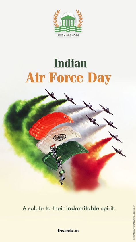 We are very grateful to those who have fought for our freedom. Happy Indian Air Force day! #TheHeritageSchoolNorthCampus #CBSESchool #LearnersExperience #IndianAirForceDay #AirForce Indian Air Force Day Images, Indian Airforce Day Creative Poster, Happy Airforce Day Indian, Air Force Day Poster, Happy Independence Day Indian, Indian Air Force Day, Air Force Day, Indian Air Force, Alphabet Wallpaper