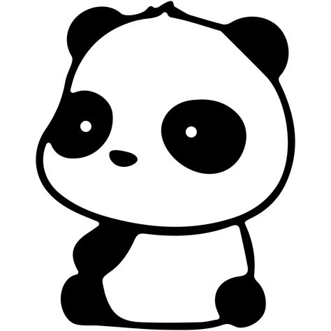 Memo Design, Panda Sitting, Taurus Logo, Panda Svg, Panda Clipart, Cute Pandas, Latest Cartoons, Funny Bumper Stickers, Kawaii Panda