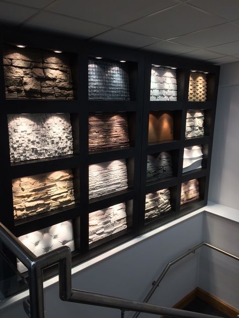 We now have a showroom in Stoke-on-Trent showcasing 16 Sample designs of our wall panels. Including a wall display of PR 442 and PR 550  LISTER TRADE FRAMES  Unit 2,Govan Road, Fenton, Stoke-on.Tre... Trading Room Design, Trading Office, Penthouse Aesthetic, Trading Room, Design Center Showroom, Showroom Ideas, Penthouse Living, Showroom Decor, Barn Renovation