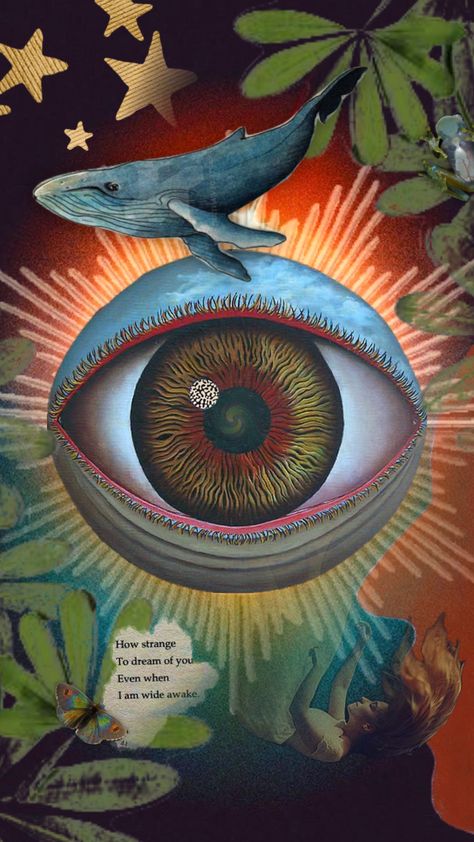 How strange to dream of you #surrealist #poem #art #dreams #wallpaper #eye #abstract Eye Abstract, Dreams Wallpaper, Poem Art, Dreaming Of You, Art