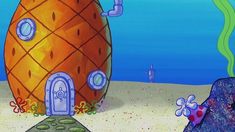 Background Spongebob, Meet Background, Zoom Wallpaper, Spongebob Background, Fun Backgrounds, Background Zoom, Meme Background, Zoom Background, Pineapple Under The Sea