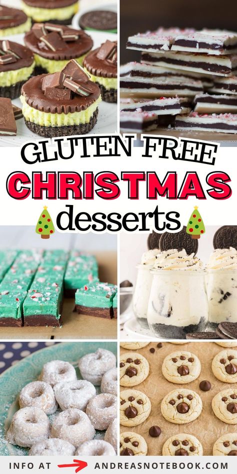 Dessert Recipes For Christmas, Gluten Free Christmas Desserts, Cookies Sans Gluten, Gluten Desserts, Gluten Free Christmas Cookies, Weight Watcher Desserts, Gluten Free Dessert Recipes, Gluten Free Holiday, Desserts Gluten Free