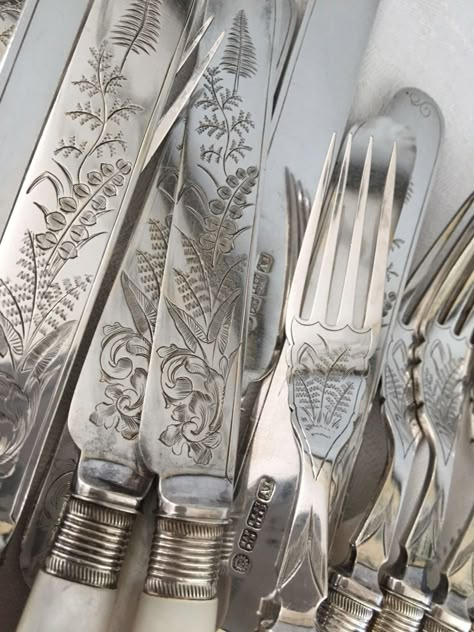 Gothic Silverware, Antique Cutlery, Astronomical Flatware Set, Art Nouveau Cutlery, New Product Development, Unique Flatware Bed Bath & Beyond, Gray Aesthetic, New Product, Home Accessories