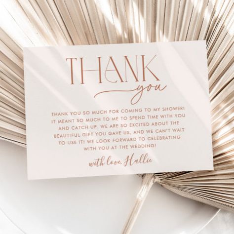 $2.45 | Minimal Boho Neutral Bridal Shower Thank You Card #bridal shower, neutral bridal shower, minimal bridal shower, boho bridal shower, boho minimal bridal shower, modern bridal shower, bridal shower thank you card, bridal shower thank you, boho thank you card, boho bridal shower thank you Bridal Shower Thank You, Bridal Shower Thank You Cards Wording, Bridal Shower Thank You Cards, Bridal Shower Neutral, Bridal Shower Modern, Bridal Shower Boho, Thank You Card Wording, Shower Modern, Minimal Boho