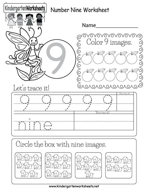 This is a number 9 activity worksheet. Children can trace the number and circle the box with 9 images. Number 9 Worksheets For Preschool Free, Number 9 Worksheets For Kindergarten, Number 9 Activities For Preschool, Number Worksheets Kindergarten, Kindergarten Math Free, Preschool Number Worksheets, Kindergarten Math Worksheets Free, Free Printable Numbers, Activity Worksheet