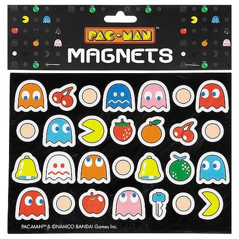 Pac-Man and Ghost Magnets $4.99 Rubik's Cube, 35th Anniversary, Wholesale Gifts, Magnet Set, Pac Man, Chewing Gum, Gamer Gifts, Refrigerator Magnets, Whiteboard