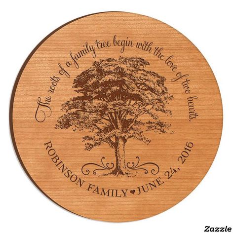 Idea For Anniversary, Our Family Tree, Family Tree Art, Family Tree Gift, Lazy Susan Turntable, Lazy Susans, Anniversary Sign, Laser Engraved Ideas, Baby Dedication