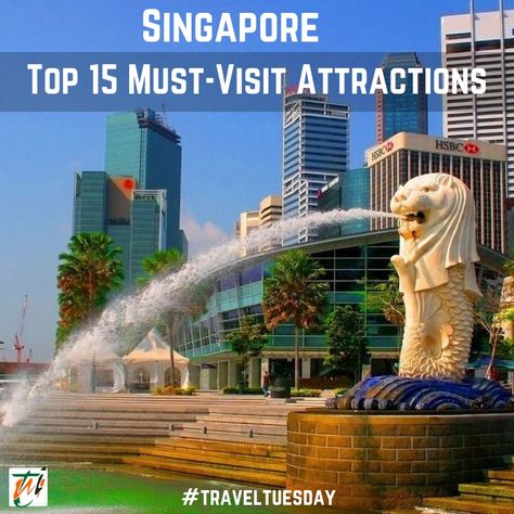 Top 15 Must-Visit Attractions in Singapore 2018 Singapore Culture, Singapore Tour Package, Holiday In Singapore, Singapore River, Singapore Tour, Universal Studios Singapore, National University Of Singapore, Singapore City, Empire Romain