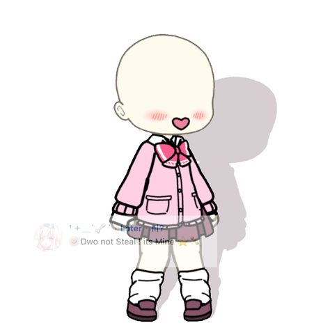 Gacha Life Outfit Gacha Life Pink Outfits, Gacha Kawaii Outfits, Cute Gacha Life Outfit Ideas, Cute Gacha Life Outfits, Gacha Clothes Ideas, Cute Outfits Pink, 가족 일러스트, Cute Black Shirts, Cute Backgrounds For Iphone