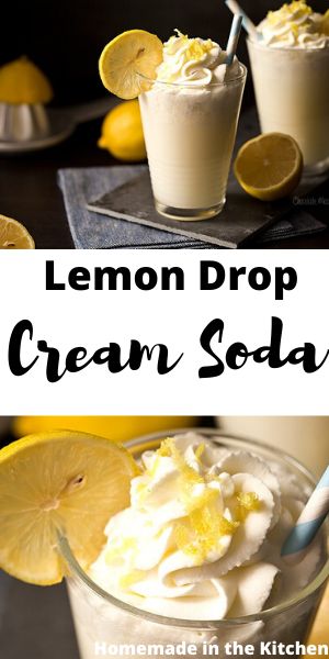 When life gives you lemons, skip the lemonade and go straight for Lemon Drop Cream Soda. Add whipped cream vodka to make it a cocktail or leave it out for everyone to enjoy! #homemadeinthekitchen #lemondropcreamsoda #creamsoda #lemonrecipes #summerdrinks Whipped Cream Vodka Recipes, Hot Water With Lemon, Lemon Drop Drink, Water With Lemon, Whipped Vodka, Grapefruit Recipes, Whipped Cream Vodka, Drinking Hot Water, Alcohol Beverages