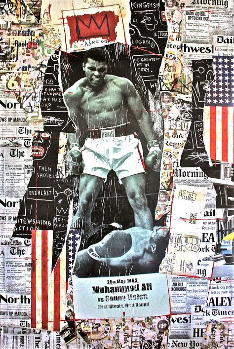 Concert Crowd, Whats Wallpaper, Boxing Images, Basquiat Art, Pop Art Collage, Apt Decor, Mohamed Ali, Muhammed Ali, Boxing Posters