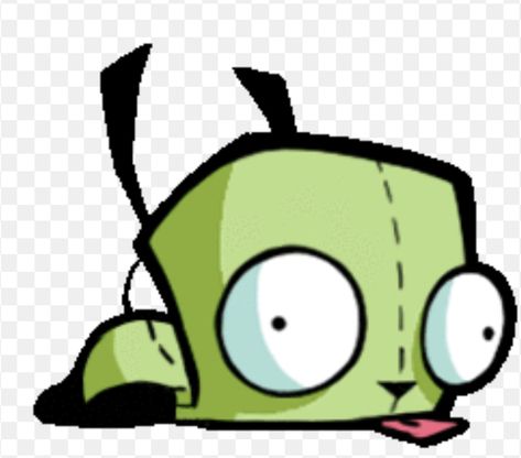 Gir Pfp Invader Zim, Gir Invader Zim Icons, Invader Zim Tattoo, Zim Icon, Grr Invader Zim, Gir Pfp, Gir From Invader Zim, Gir Invader Zim, Pokemon Tattoos