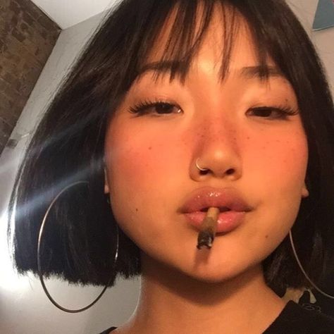 Asian Nose Piercing, Asian Nose, Nose Piercings, Lee Ann, Pretty Faces, Angel Face, Makeup Goals, 인물 사진, Pretty Makeup