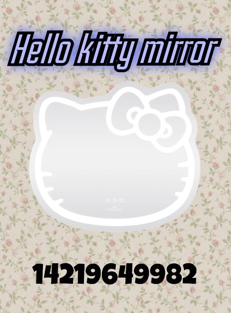 Bloxburg Sanrio Poster Decals, Bloxburg Room Wallpaper Codes, Hello Kitty House Bloxburg, Bloxburg Picture Id Codes Hello Kitty, Bathroom Wall Decals Bloxburg, Hello Kitty Mirror Decal Bloxburg, Bloxburg Codes Hello Kitty, Bloxburg Nail Tech Room, Bloxburg Hello Kitty Room