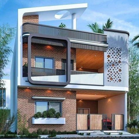 Beautiful and Modern House Design Inspiration and Visualization | Spectra Dream Home. • *#SpectraDreamHome* Build your Dreams • #HomeDesign #HousePlan #HomeDecore #FloorPlans #Construction #interiors #3D #elevation #architecture #facade #exterior #frontelevation #arch #3Ddesign #3Delevation #Design #FYP #exteriordesin #interiordesign #fitout #تصميم_خارجي #تصميم_داخلي #تنفيذ . Residential Elevation, Commercial Ideas, Elevation House, Elevation Architecture, House Design Inspiration, Design Balcony, House Structure Design, Architecture Facade, Apartments Exterior