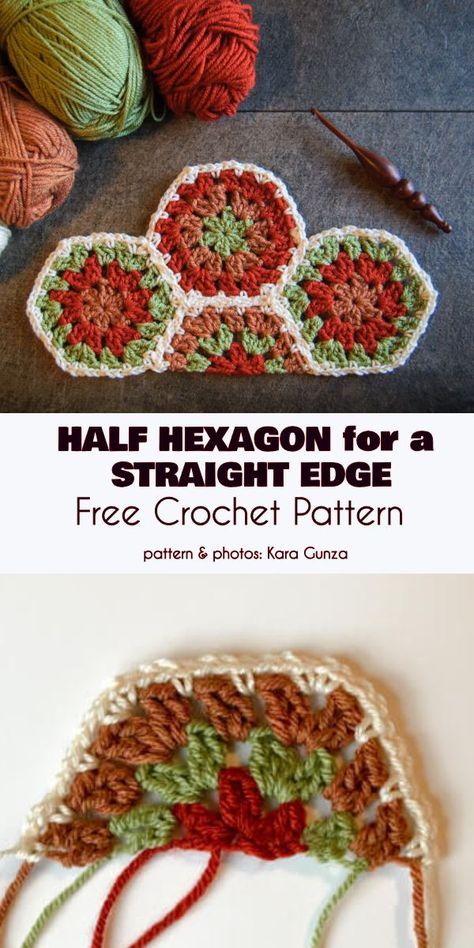 Hexagon Crochet Pattern, Crochet Squares Afghan, Crochet Motif Patterns, Crochet Hexagon, Crochet Blocks, Your Crochet, Crochet Square Patterns, Granny Squares Pattern, Hexagon Pattern