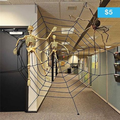 Q: What kind of street do #ghosts prefer to live on? A: Dead end.  Tag someone who loves #cornyjokes and always decks out their home or office for #Halloween!  #Halloweendecor #Halloween2018 #scary #hauntedhouse #ghoststory #boo #spooky #creepy #fun #Halloweenfun Haunted House Party Decorations, Spider Web Halloween Decorations, Halloween Haunted House Decorations, House Party Decorations, Large Spiders, Table Halloween, Halloween Office, Halloween Spider Decorations, Spiders Scary