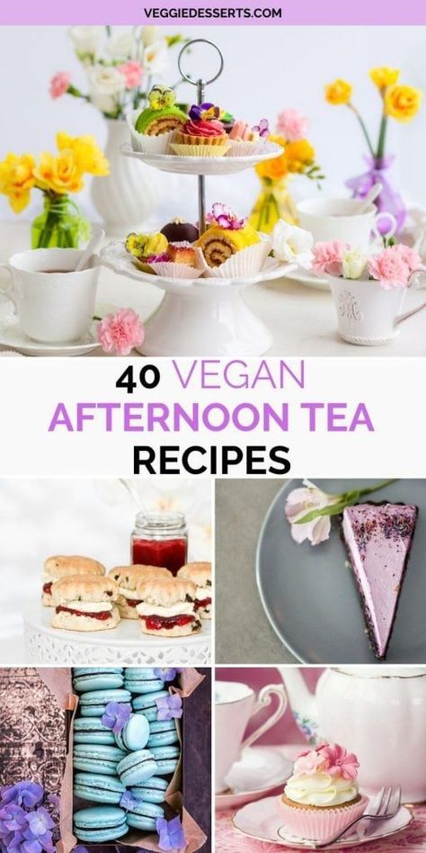 Dairy Free Tea Party Food, Tea Sandwich Ideas, Tea Guide, Vegan Afternoon Tea, Vegan Shortbread Cookies, High Tea Food, Tea Sandwich, Vegan Lemon Cake, Vegan Scones