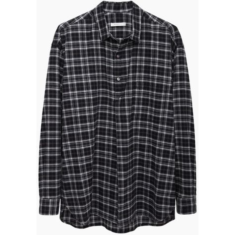 6397 Plaid Popover ($97) ❤ liked on Polyvore featuring tops, shirts, flannels, blouses, cut loose long sleeve shirt, black and white plaid shirt, black and white top, long sleeve shirts and black and white shirt White Flannel Shirt, Leeds Festival, Black Plaid Shirt, Shirt Flannel, Black And White Flannel, Black Flannel, White Flannel, Concept Clothing, Plaid Shirts