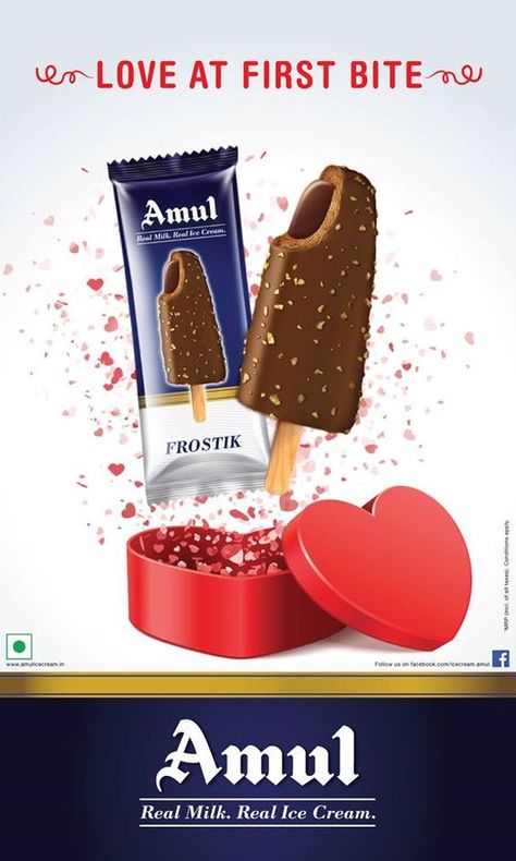 Creative Dairy Products Packaging Design #dairyproductspackagingdesign #icecreampackagingdesign #creativeicecreampackagingdesign #packagingdesign Amul Ice Cream Logo, Amul Products, Amul Ice Cream, Milk Packaging Design, Dairy Products Packaging Design, Cosmetic Business Cards, Amazing Packaging, Cosmetic Business, Dairy Packaging