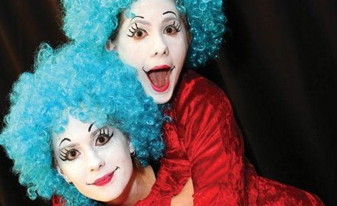 Dr Seuss play to focus on the value of students’ creativity | The Courier Mail Musical Makeup, Seussical Jr, Seussical Costumes, Dr Seuss Books, Theatre Makeup, Gallery Ideas, Book Week Costume, Hippie Hair, Dr Suess