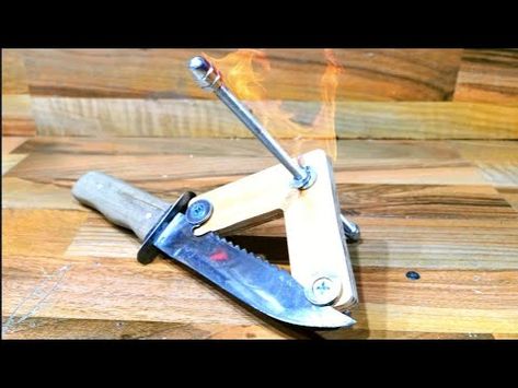 Knife Sharpening Jig Diy, Knife Sharpening Jig, Knife Grinding Jig, Sharpening Tools, Knife Sharpening, Knife Sheath, Knife Making