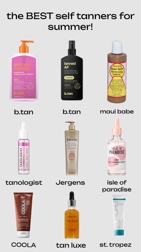 #tan #summer #viral What To Do While Tanning, Self Tan Hacks, Tips To Tan Faster In Sun, Self Tan Products, Homeade Tanning Spray, Hawaiin Tropics Tanning Oil, Maui Babe, Tan Summer, Jergens Natural Glow