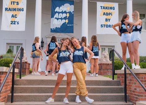 Storm Bid Day, Sorority Rush Themes, Sorority Themes, Recruitment Themes, The Perfect Storm, Sorority Bid Day, Bid Day Themes, Gamma Phi Beta, Perfect Storm