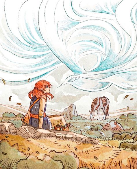 Strong Wind Illustration, How To Draw Wind, Wind Character Design, Wind Aesthetics, Wind Sketch, Wind Magic, Wind Illustration, Wind Spirit, Moral Lesson