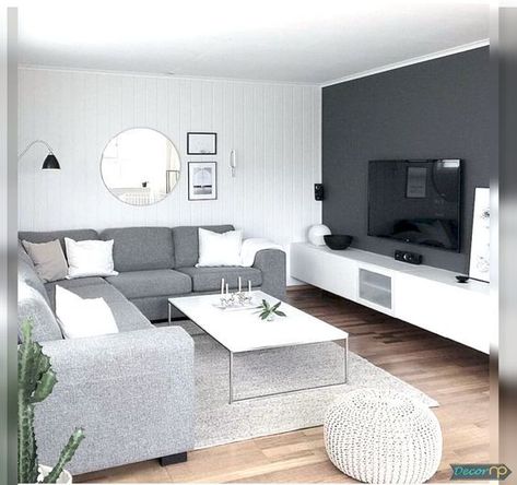 Cozy Living Room Apartment, Living Room Apartment Decor, Gray Living Room Design, Apartment Decor Ideas, Raffia Clutch, Classy Living Room, Living Room Apartment, Living Room Decor Gray, Apartment Living Room Design