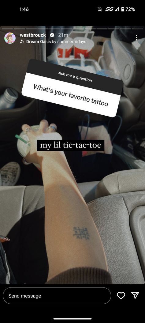 Tic Tac Toe Tattoo, Toe Tattoo, Toe Tattoos, Tic Tac Toe, Tic Tac, Tattoo Inspo, New Tattoos, I Tattoo, Send Message