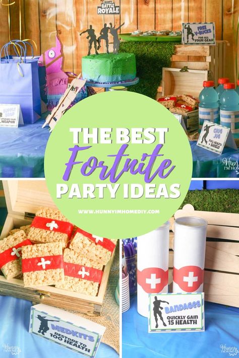 If you're looking for video game party ideas, you'll love this big list of DIY video game party ideas. These DIY party ideas are perfect for any video game birthday party, especially if you're looking for video game party ideas for boys. Whether you need DIY video game birthday party decorations or DIY video game party favors, you'll find everything you need for your video game party here. This list is full of DIY ideas for a video game party, including video game pinatas, video game ... Diy Video Game Birthday Party, Diy Video Game Party, Video Game Birthday Party Decorations, Video Game Party Ideas, Game Party Ideas, Video Game Party Favors, Fortnite Party Ideas, Fortnite Birthday Party Ideas, Diy Video Game