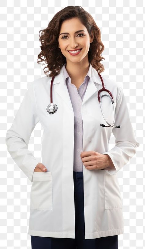 Female Doctor Drawing, Lady Doctor Images, Portrait White Background, Scientist Illustration, Cartoon Doctor Girl, Doctor Portrait, Png Doctor, Doctors White Coat, Scientist Cartoon