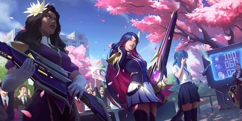 ArtStation - Battle-Academia_Caitlyn_LV2, Herbie Wang Battle Academia Caitlyn, Battle Academia, 4k Wallpaper 3840x2160, Reality Shifting, Rpg Horror, Rpg Dice, Splash Art, Keys Art, Riot Games