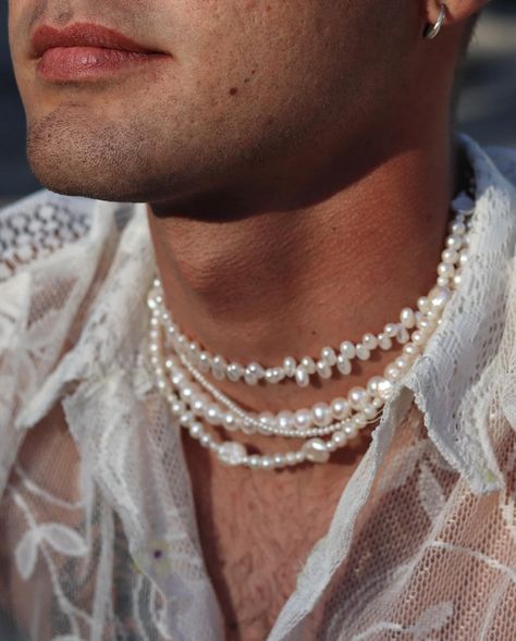 SEE MEN WEAR PEARLS TOO 🐚✨ But we say wear whatever the f@$k you want! SHOP our AAA grade pearl strands or add a handmade charm to jazz it up a bit ✨ . . . #rootssea #handmadejewelry #finejewelry #menspearls #pearljewelry #realmenwearpearls #funkystyle #fallfashion #freshwaterpearls #menstyle #charms #necklacecharms #handmadecharms #pearlnecklaces #handmadeclothing #upcycledoutfits Wear Pearls, Men Wear, Funky Fashion, Necklace For Men, Pearl Strands, Handmade Charms, Handmade Clothes, Pearl Jewelry, Freshwater Pearls