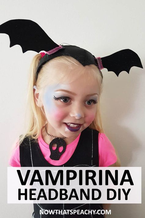 Vampirina Makeup, Vampirina Costume, Vampire Costume Kids, Girls Vampire Costume, Vampire Costume Diy, Girls Vampire, Summer Halloween, Mom Crafts, Easy Kids Crafts