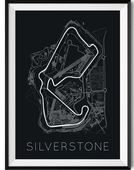 Silverstone F1, Silverstone Circuit, Nigel Mansell, Mclaren Formula 1, F1 Poster, Racing Circuit, Formula Racing, The Blueprint, Car Posters