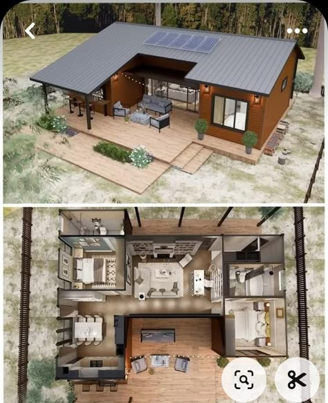 Small House Blueprints, House Floor Design, Building House Plans Designs, Sims 4 House Design, Casas The Sims 4, Sims House Plans, Sims House Design, Small House Design Plans, Village House Design