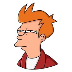 Futurama Art Style, In Love Meme, Homer Simpson Drawing, Futurama Tattoo, Fry Futurama, Old Cartoon Characters, Dog Puns, Simpsons Drawings, Maya Art