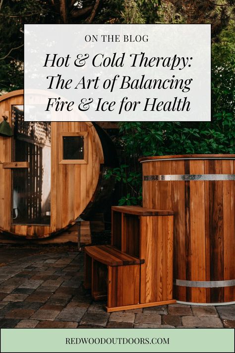 Why is everyone so stoked on contrast therapy lately? See our blog post to learn more! Sauna Cold Plunge, Contrast Therapy, Cold Plunge, Barrel Sauna, Brown Adipose Tissue, Tension Relief, Balance Art, Adipose Tissue, Heat Therapy