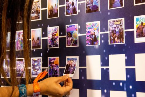 180623vidcon6776 Brand Activation Ideas, Polaroid Display, Experiential Marketing Events, Activation Ideas, Marketing Activations, Escape The Night, Polaroid Wall, Disneyland Tickets, Interactive Walls