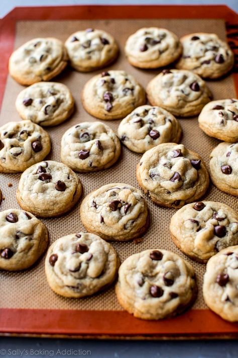 Soft Chocolate Chip Cookies Recipe, Small Batch Cookie Recipe, Gingerbread Loaf, Simple Chocolate Chip Cookie Recipe, Crispy Chocolate Chip Cookies, Sally's Baking, Soft Chocolate Chip Cookies, Easy Chocolate Chip Cookies, Perfect Chocolate Chip Cookies